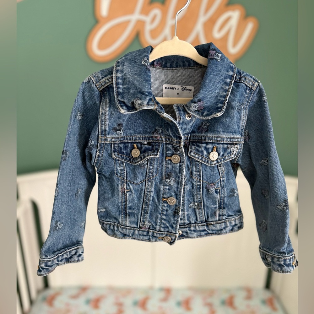 Baby Gap x Disney 3T girls denim jacket